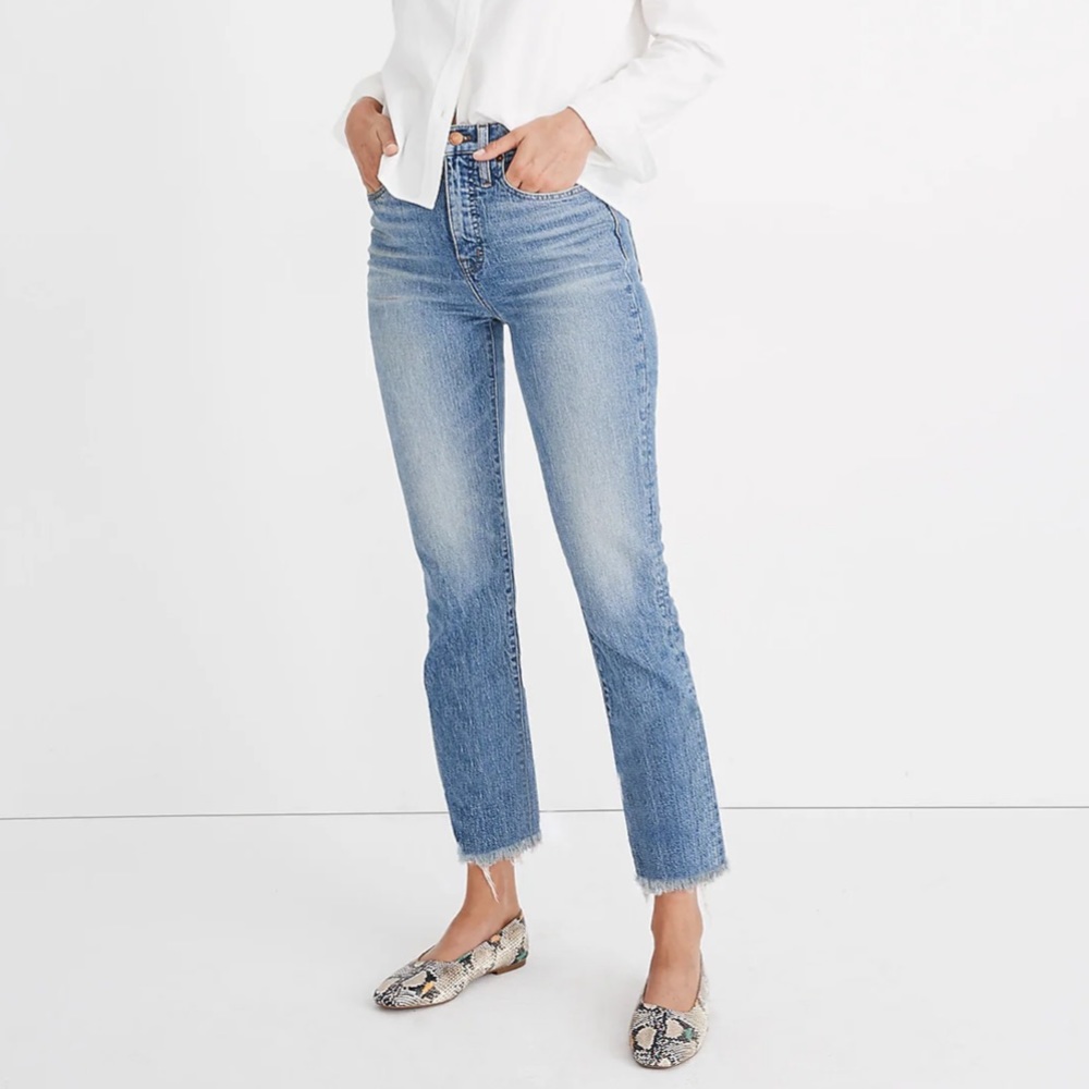 Madewell Perfect Vintage Crop - Ainsworth Wash - 27 Tall